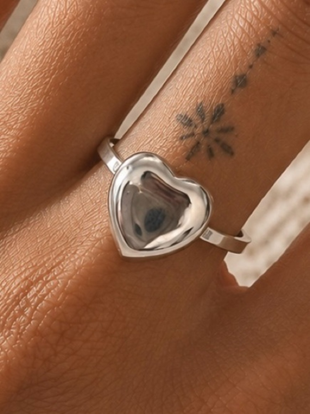 Handmade Sterling Silver ring Taxco 925 jewelry. Heart shaped ring Size 5-9